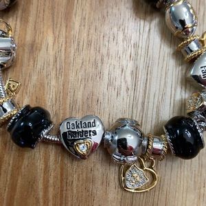 Oakland Raiders bracelet